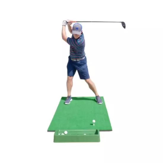 3' x 5' Premium Quality Golf Practice Hitting Mat with Large Ball Tray