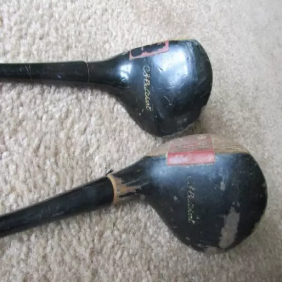 Vintage # 2 Wood & # 3 Wood Butchart Model Persimmon Heddon Shaft