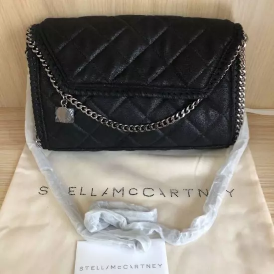 NEW STELLA McCARTNEY Falabella shoulder bag Black women's bag check