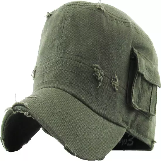 Military Hat Army Cadet Patrol Castro Cap Men Women Golf Driving Summer Castro