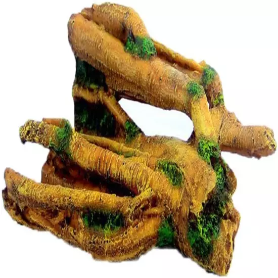 SLOCME Aquarium Resin Tree Trunk Ornament - Fish Tank Wood House Decor, Betta