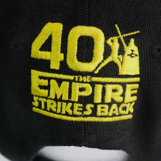 The Empire Strikes Back 40th Anniversary Ball Cap Black Embroidered Snapback