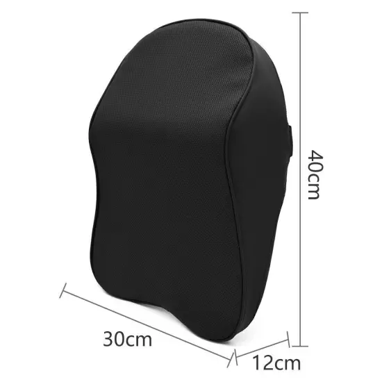 PU Leather Car Headrest Head Neck Rest Pillow Car Seat Head Support Pillow Neck 