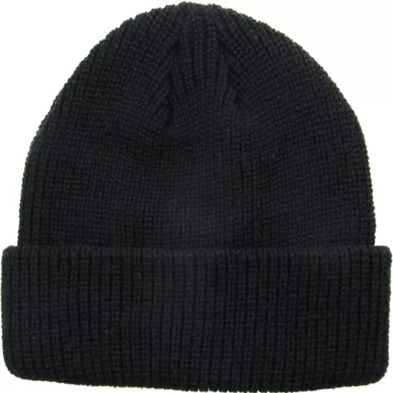 Warm Winter Knit Cuff Beanie Cap Fisherman Watch Cap Daily Ski Hat Skully