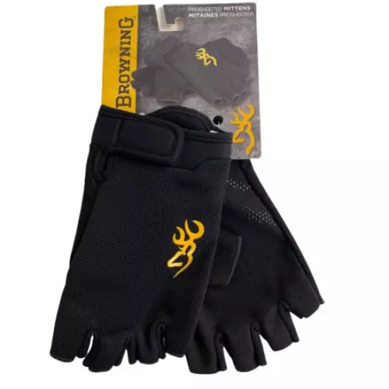 BROWNING PRO SHOOTER MITTENS FINGERLESS NEW 