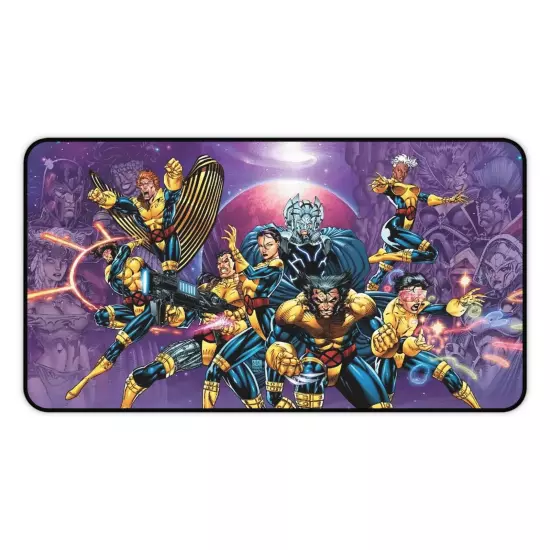 Uncanny X-Men Desk Mat - Wolverine, Psylocke, Gambit, Rogue, Storm - Jim Lee Art