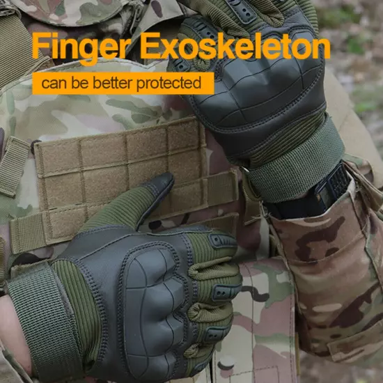 US Army Military Men's Tactical gloves Touch screen windproof full finger gloves