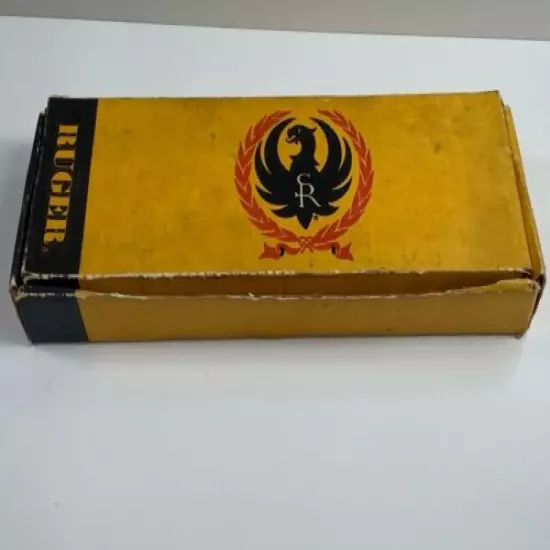 VINTAGE RUGER BLACK AND YELLOW BOX only empty collector unmarked