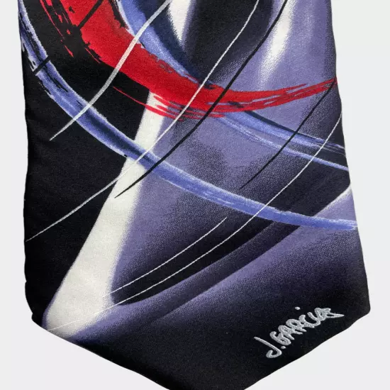 J. Garcia Lunch Collectors Edition Abstract Silk Necktie Tie Men's 3" x 56"