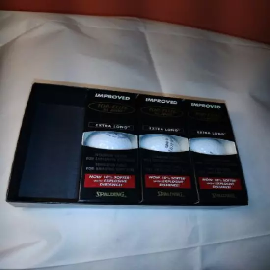 Golf Balls Top Flite XL 2000 The Longest Balls Spalding 3 Set Of 3 New Air Force