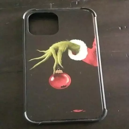 iPhone 12 Pro Max phone Case Grinch Black Red