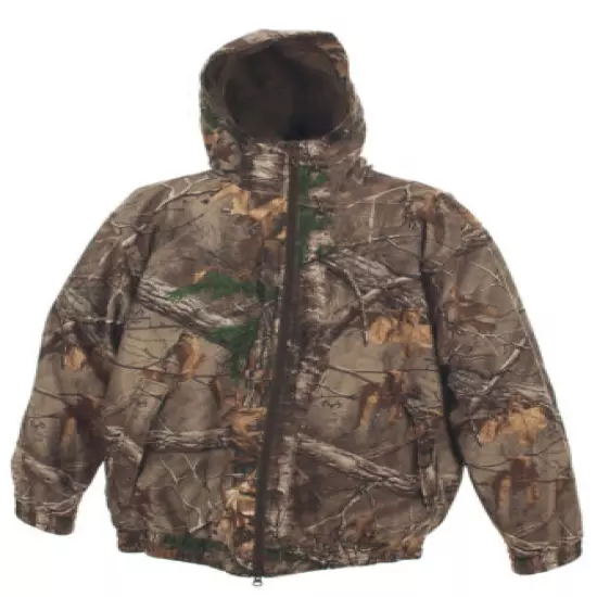 Men's Realtree Xtra Water-Resistant Insulated Hunting jacket with hood