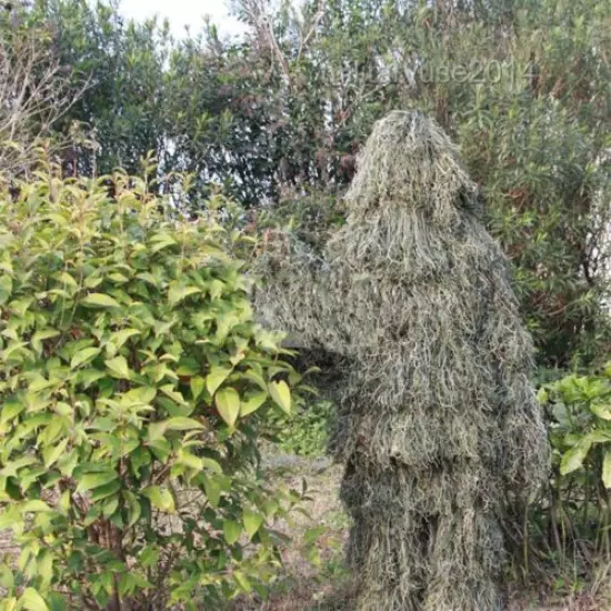 Adults 3D Military Camouflage Woodland Sniper Ghillie Suit & Camo Jungle