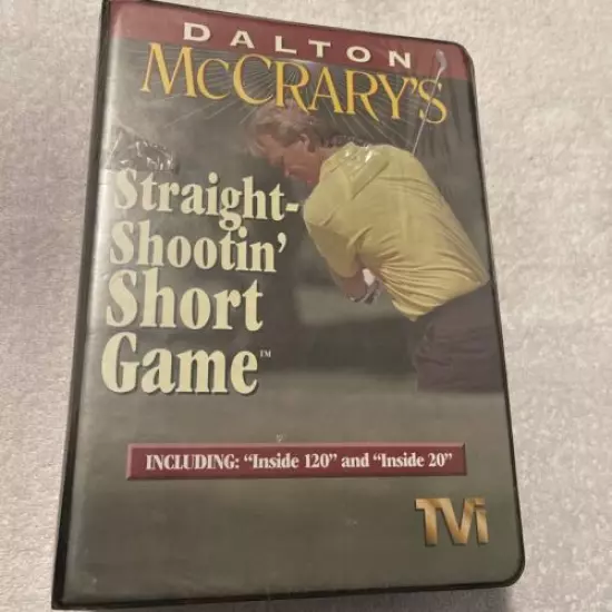 brand New TVI Dalton McCrary’s Straight-shooting Short Game VHS Golf