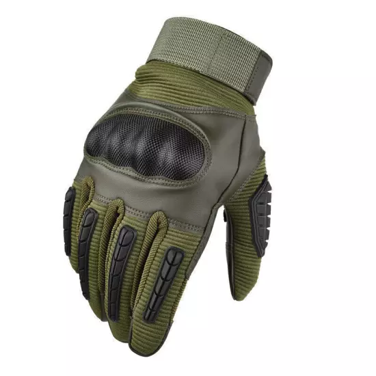 Mens Tactical Full Finger Gloves Airsoft Paintball Army Combat Hunting Shooting