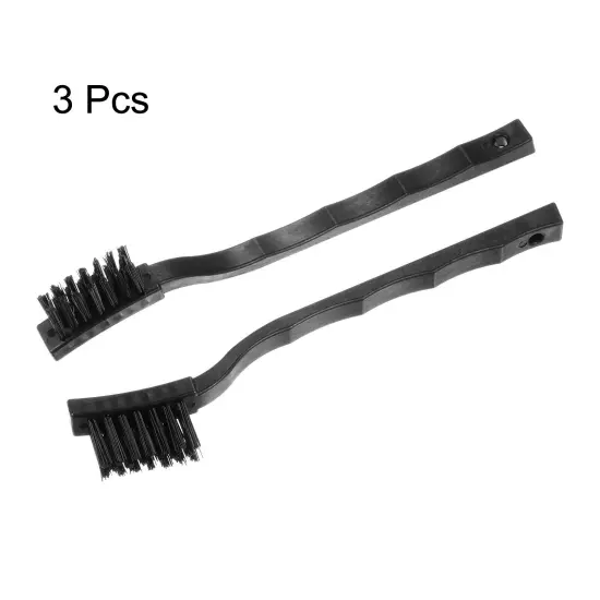 3pcs Anti-static Cleaning Brush 16x30mm PV Plastic Bristles Antistatic ESD Brush