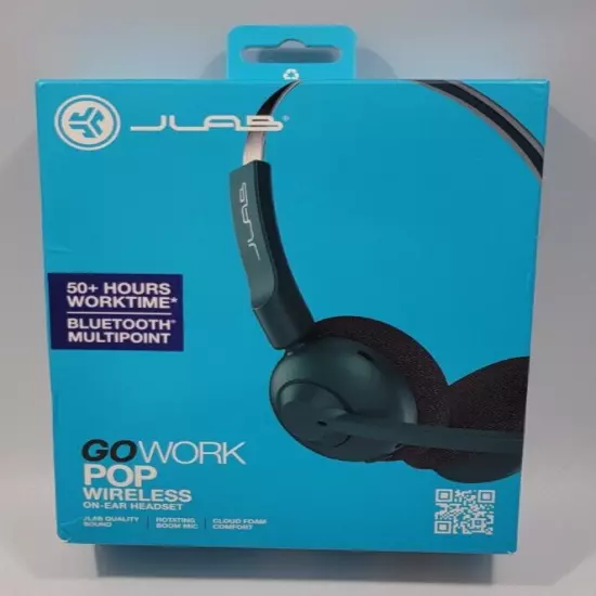 JLab - GO Work Pop Wireless On-Ear Bluetooth Stereo Headset