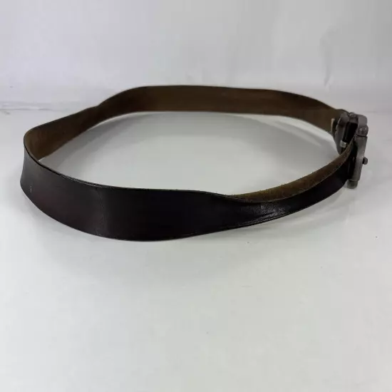 Old Navy Stretched Brown Leather Work Belt - Men's Size 44