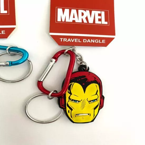 Marvel Captain America and Iron man Travel Dangle NEW