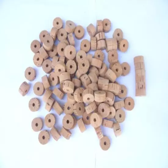 100 CORK RING 1"X1/2" GRADE A BORE 1/4" 