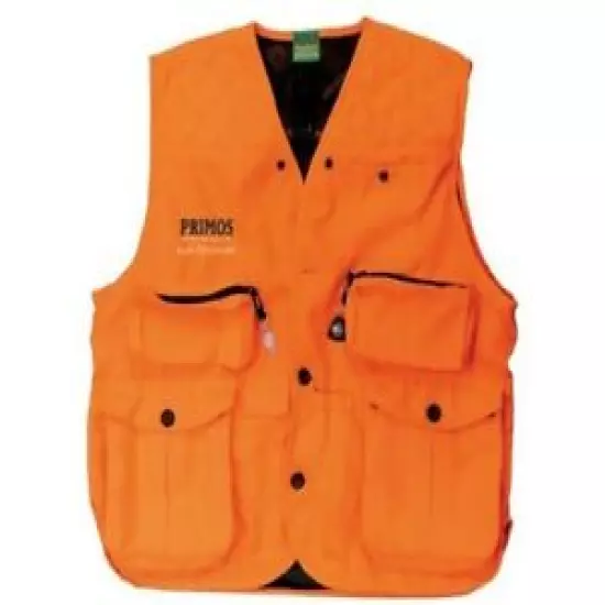 Primos 65705 Gunhunter'S Blaze Orange 3XL Vest w/Hand Warmer Pockets