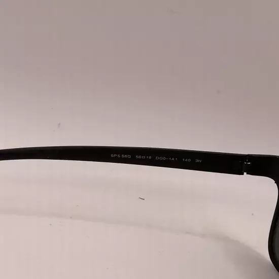 Authentic Prada SPS 56Q DG0-1A1 Black Rubber/Grey Men’s Sunglasses Italy