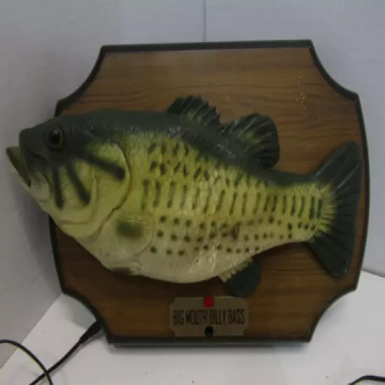 OLD Big Mouth Billy Bass Singing Sensation Fish Motion Activated The Original