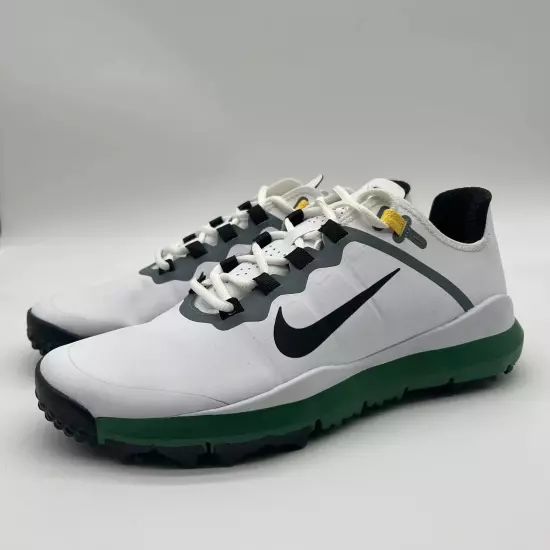 Nike TW '13 White Black Pine Green Tiger Woods Masters DR5752-100 Size 7