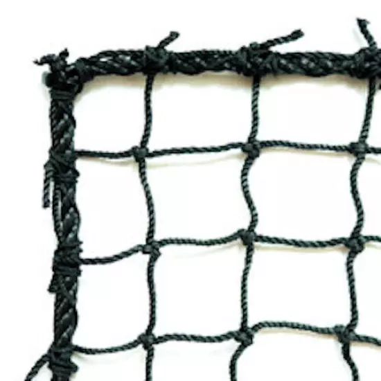 Baseball, Softball Barrier Net,Knotted Nylon , #60 Black, 10' X 10' NEW!