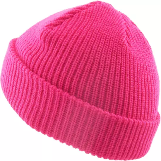 Warm Winter Knit Cuff Beanie Cap Fisherman Watch Cap Daily Ski Hat Skully