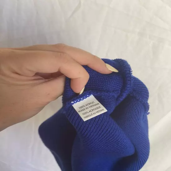 Apple Tech Company Embroidered Beanie Blue OS