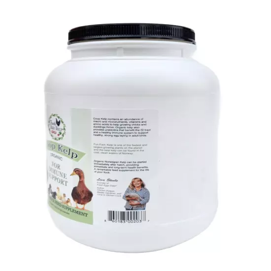 Coop Kelp Organic Feed Supplement Vitamins for Backyard Chickens and Ducks 7LB