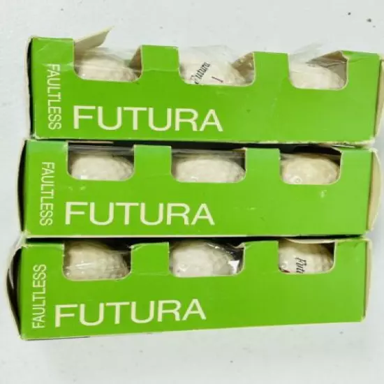 Vintage • Lot Of 9 Balls • Futura Faultless Golf Balls • Sleeves Numbered 1 & 4