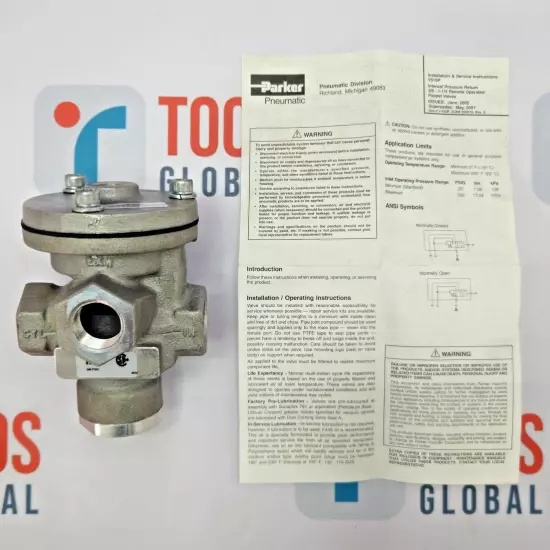 PARKER N35441091 PNEUMATIC 3-WAY 2-POSITION 1/2" PILOT AIR CONTROL VALVE 140PSI