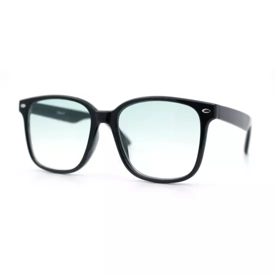 Retro Hipster Photochromic Lens Oversize Horn Rim Plastic Sunglasses