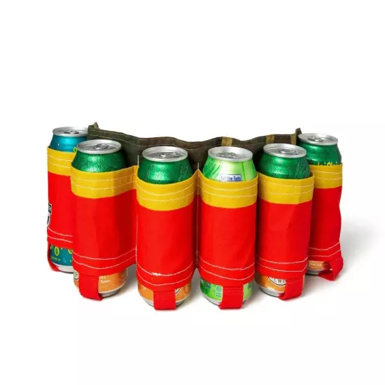 THE SHOTGUN SHELL BEER BELT 6 Pack Beer Holster Bottles or Cans - BigMouth Inc