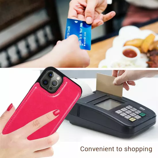 Wallet Card Case Cover Leather Magnetic For iPhone 15 16 PRO MAX 14 13 12 11 XS 