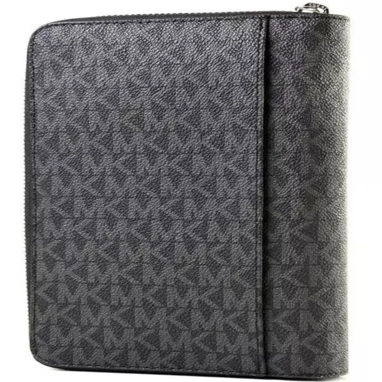 Michael Kors Travel Wallet Black Signature-Passport, Boarding Pass, ID, Credit C