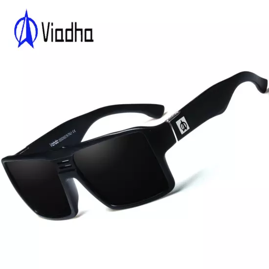 VIAHDA Men Women Polarized Sport Sunglasses Square Driving Fishing Glasses New