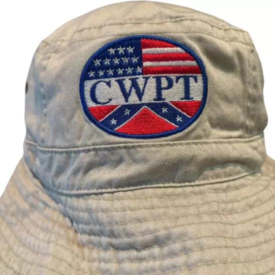 The Civil War Preservation Trust Tan Bucket Fishing Hat One Size