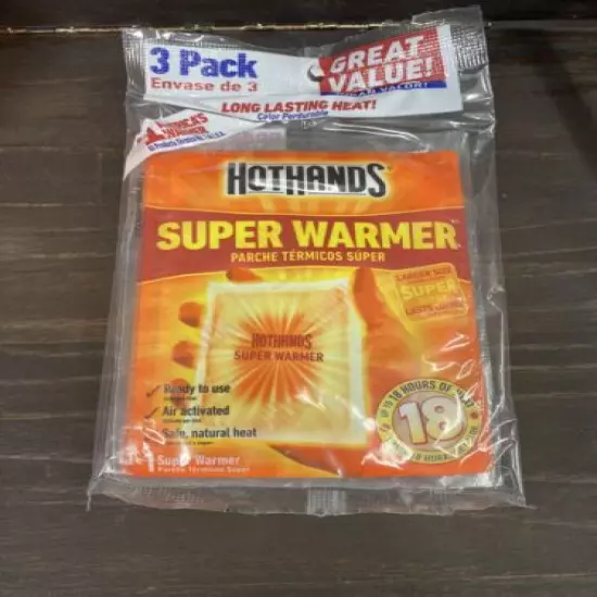 Lot of 5 Hot Hands Body & Hand Super Warmer 3 Pack (15 TOTAL) EXPIRES 10/2023