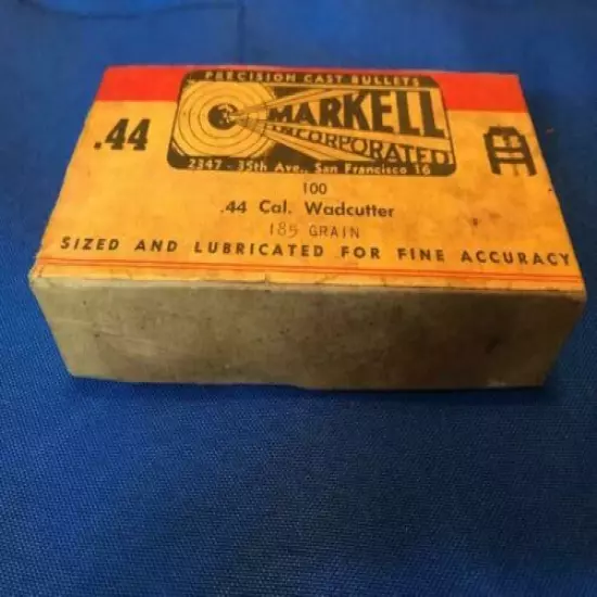 Markell Precision Cast Bullet Vintage Empty Box