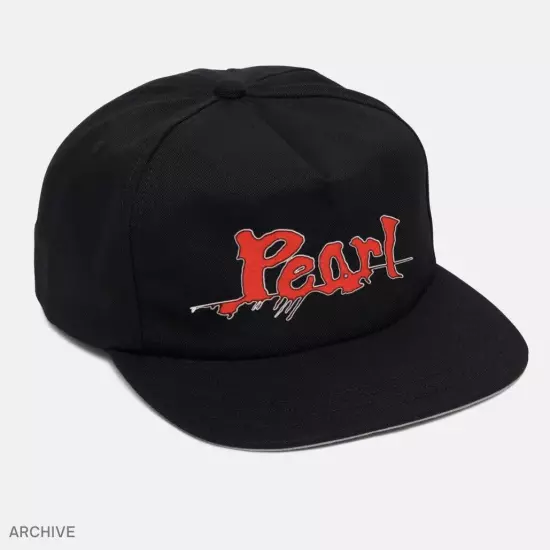 NEW - Pearl A24 x Online Ceramics black hat baseball cap SnapBack logo Maxxxine