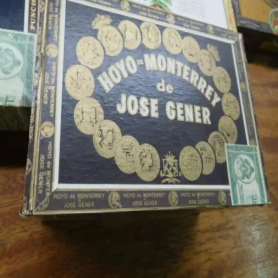 17 Classic Cigar Boxes ~ Some Wood ~ Only $10 each!