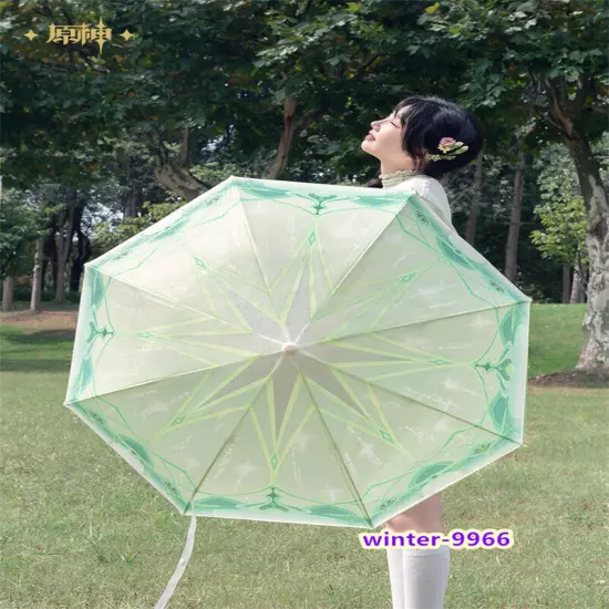 Official Genshin Impact Nahida Umbrella Brolly Cosplay Accessories Girl Present