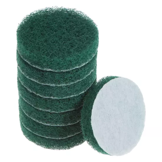 8pcs Drill Power Brush 3 inch Tile Scrubber Scouring Pads 180-240 Grit