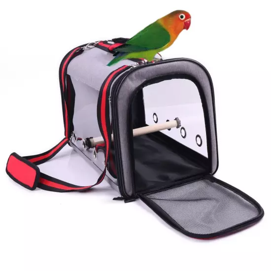 Bird Carrier Bag Bird Travel Cage with Stand Lightweight Backpack for Parrot Pet