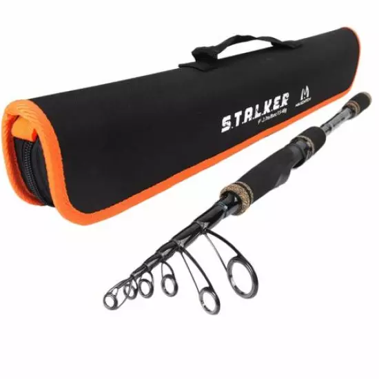 Maxcatch Stalker Travel Fishing Rod Telescopic Spinning Rod 6'8''/7' /8'/ 9'