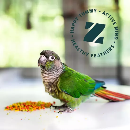 ZuPreem FruitBlend Flavor Pellets Bird Food for Medium Birds, 2 lb - Daily Blend