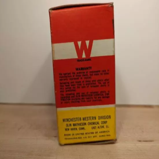 VINTAGE WINCHESTER Ranger Super Target Load 12 Ga Empty Shotshell Box Only